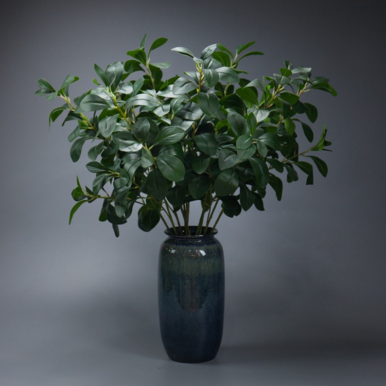 Cành lá chanh cao 60cm cắm điểm cùng hoa hoặc làm cât Decor siêu đẹp