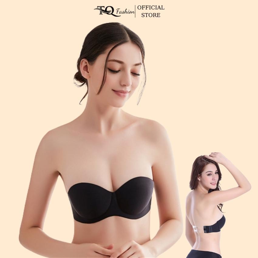 ÁO CÚP NGỰC HỞ LƯNG TQ FASHION Dây Trong Dây Ngang Chống Tụt Limited Edition