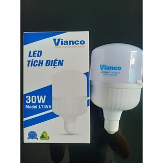 Bóng tích điện 30w, trụ tích điện chính hãng Vianco bh 24 tháng