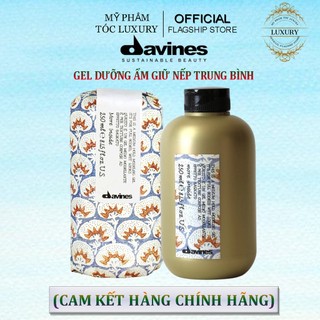 Gel Dưỡng Ẩm Giữ Nếp Tóc Uốn Davines medium hold gel 250ml