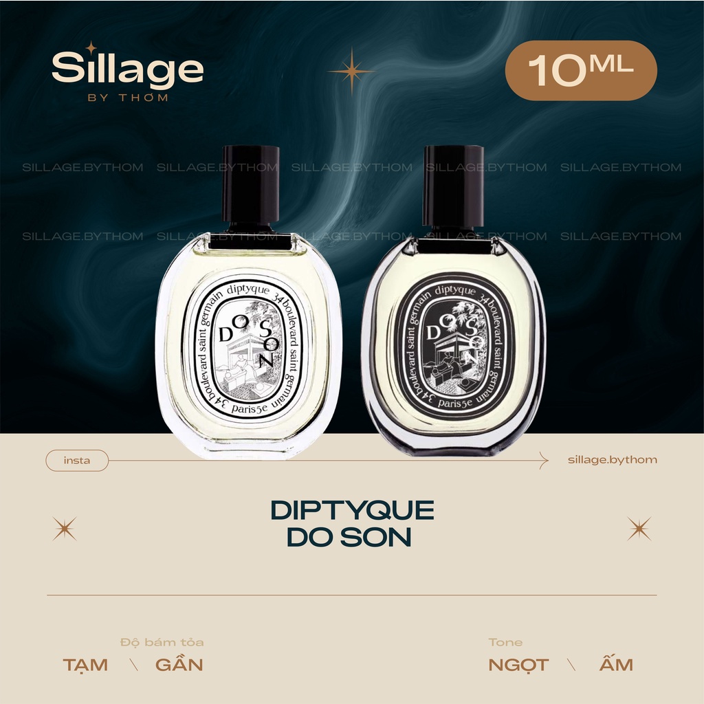 DIPTYQUE DO SON EDT EDP | Mẫu thử nước hoa