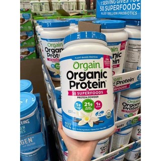Bột pha sữa hữu cơ thuần chay Orgain organic protein ( 1.22 kg )