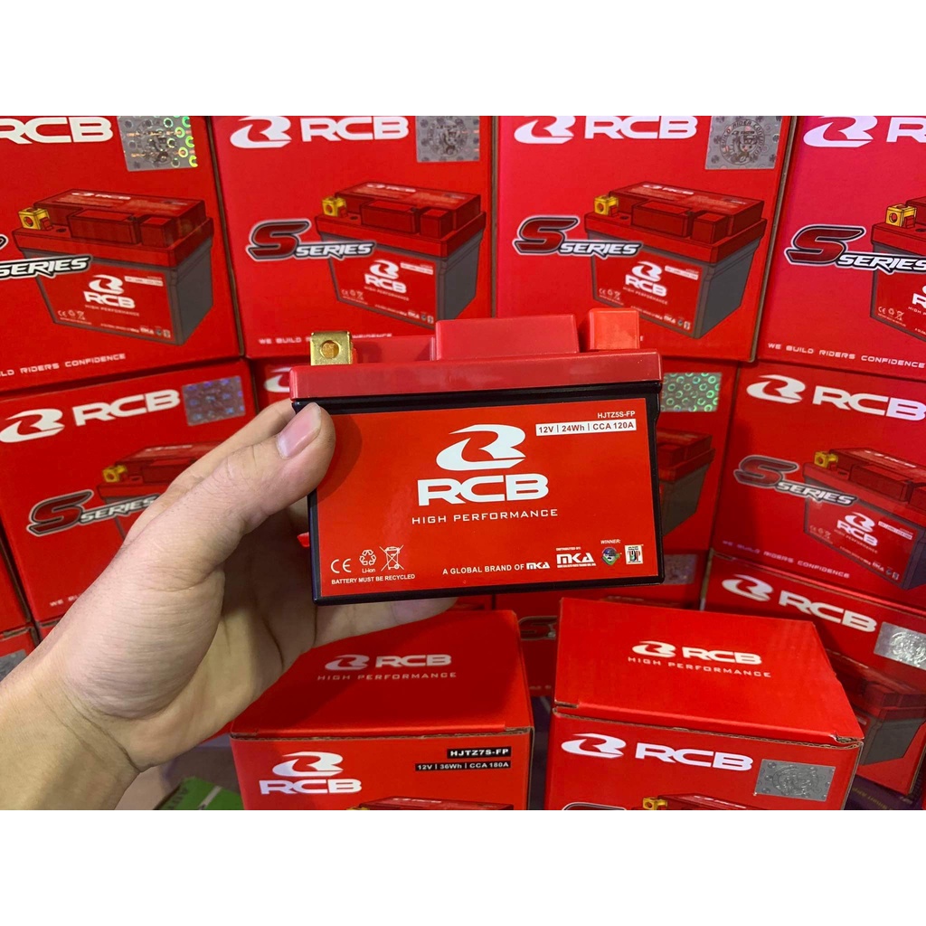 Bình điện RCB Lithium chính hãng