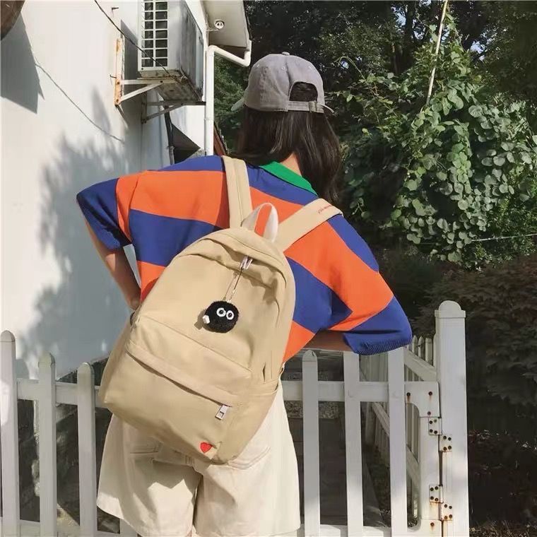 Cartoon Cute Briquettes Pendant Keychain Girl New INS Fashion Anime Bag Dust Clothes Hair Ball Accessories Female