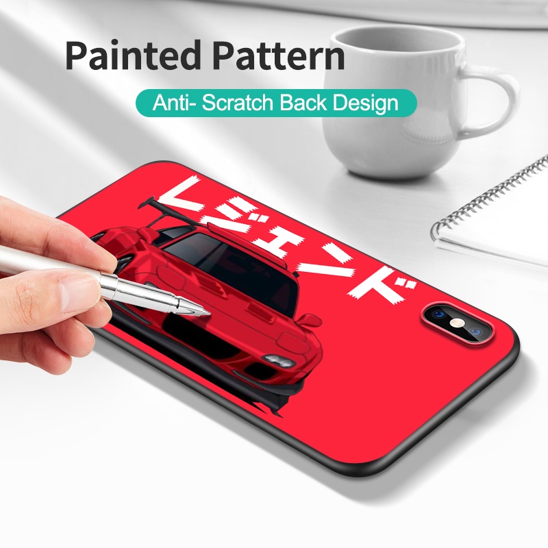 Ốp Điện Thoại tpu Màu Đen In Hình Xe Hơi Thể Thao Tokyo Ghoul Cho iphone 5s 5 s SE 2020 2016 6s 6 s 7 8 plus