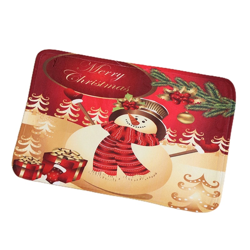 Thảm Chùi Chân Chống Trượt Họa Tiết Giáng Sinh 40X60cm