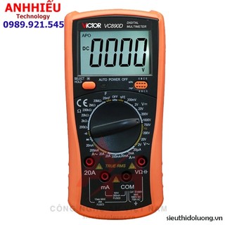 Victor vc-890d đồng hồ vạn năng kỹ thuật số victor vc 890d