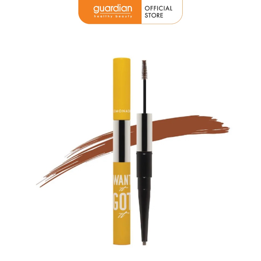 Chì Kẻ Mày Lemonade Want It Got It 2g+2ml .# Dark Brown Nâu Tối