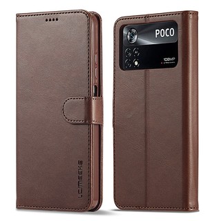 Bao da điện thoại pu dạng ví nắp lật cho xiaomi poco m4 pro m5 m5s m4 x4 pro x4 gt x4 nfc f4 4g 5g ốp