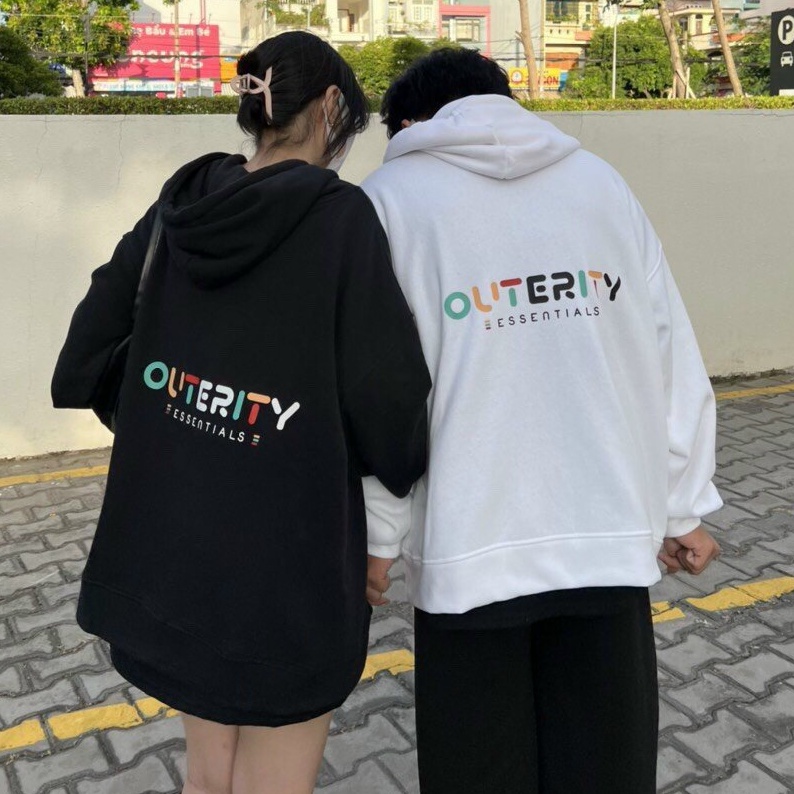 Áo hoodie nỉ Outerify basic cực chất cực trẻ trung, Áo Hoodie Unisex Nam Nữ