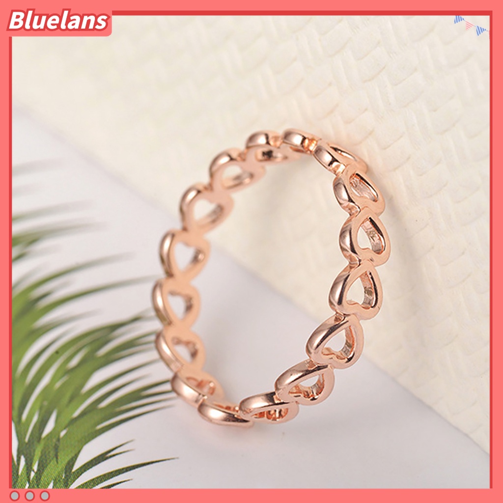 Nhẫn Cưới Bằng Đồng Hình Trái Tim Rỗng Thanh Lịch 48h