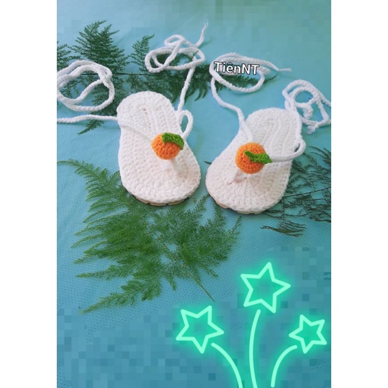 Giày dép len chiến binh kẹp ngón len handmade cho bé từ sơ sinh đến 24 tháng nhiều mẫu nhiều màu