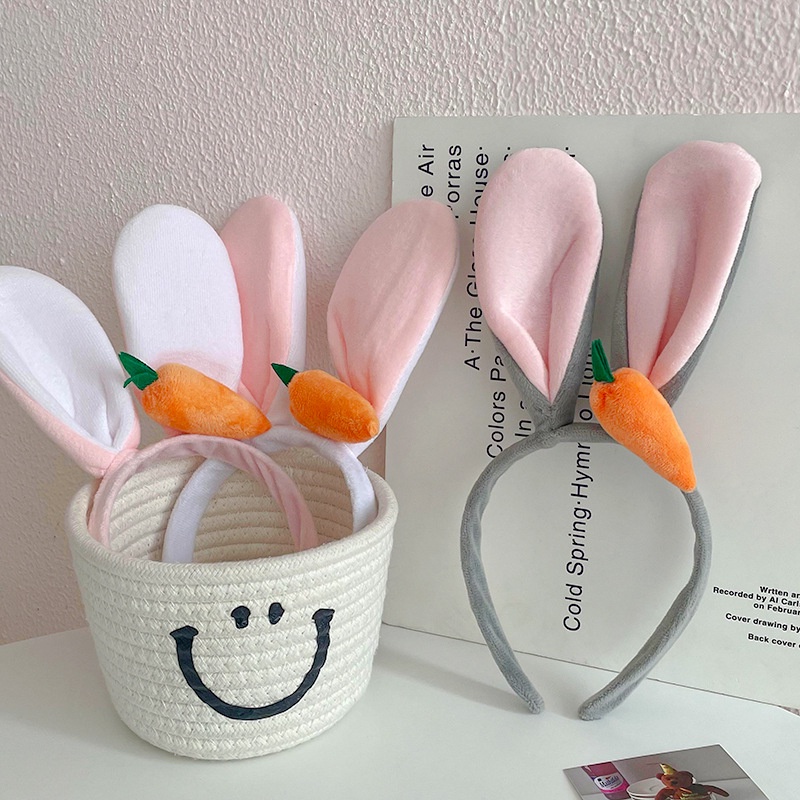 Băng Đô Cài Tóc Rửa Mặt Hình Tai Gấu Ba Chiều Dễ Thương Phong Cách Hàn Quốc