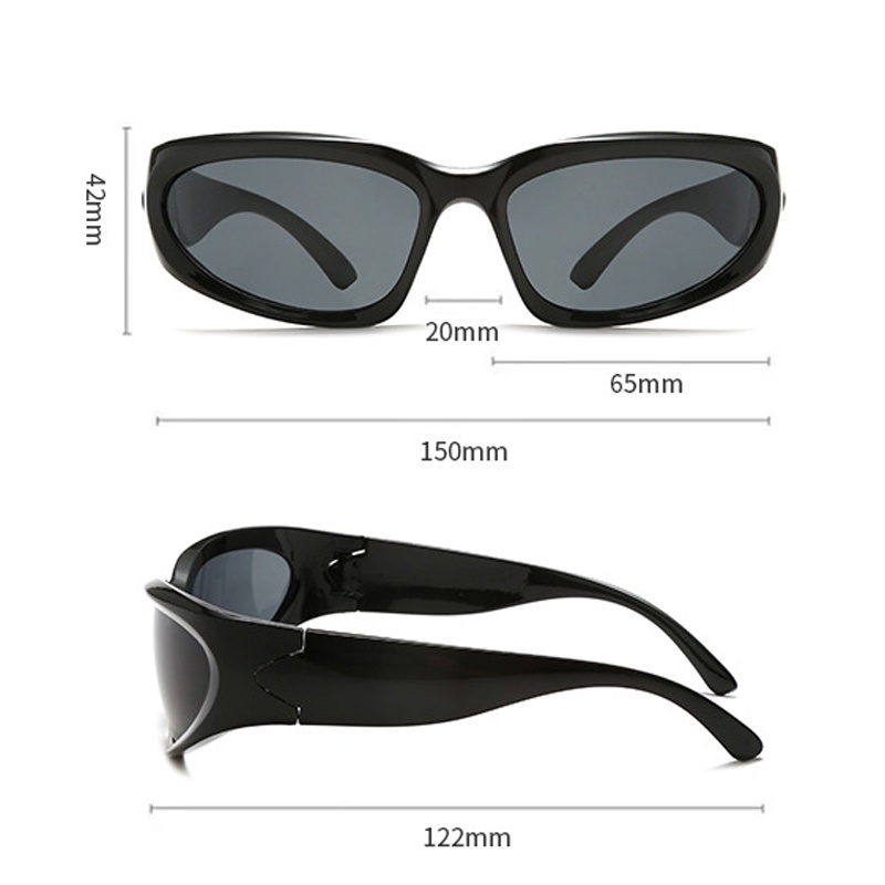 Kính Mát Phong Cách Hip Hop Punk