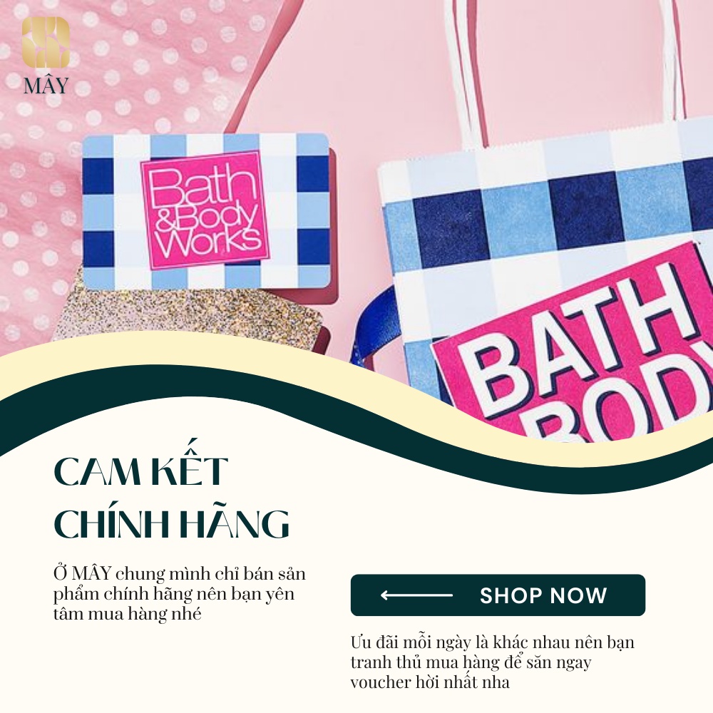 Body lotion - sữa dưỡng thể mùi nước hoa GINGHAM Bath And Body Works Mỹ 236ml