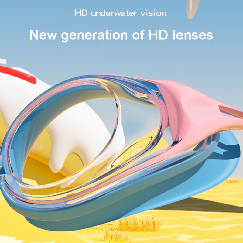 Kính Bơi Chống Thấm Nước Chống Sương Mù Chất Lượng Cao Dành Cho Bé