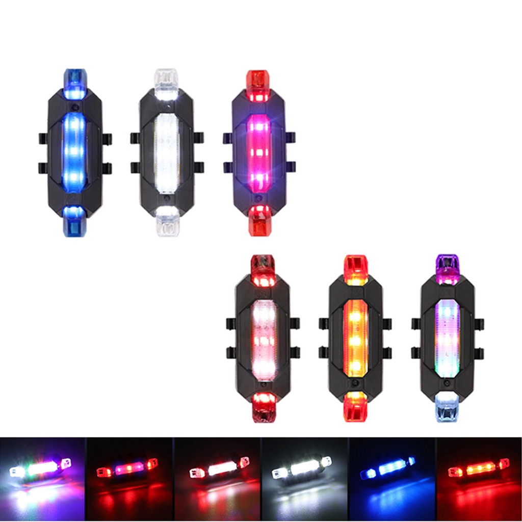 Đèn Cảnh Báo Gắn Đuôi Xe Máy / Xe Đạp / Máy Bay Có Điều Khiển Từ Xa 7 Màu Sắc