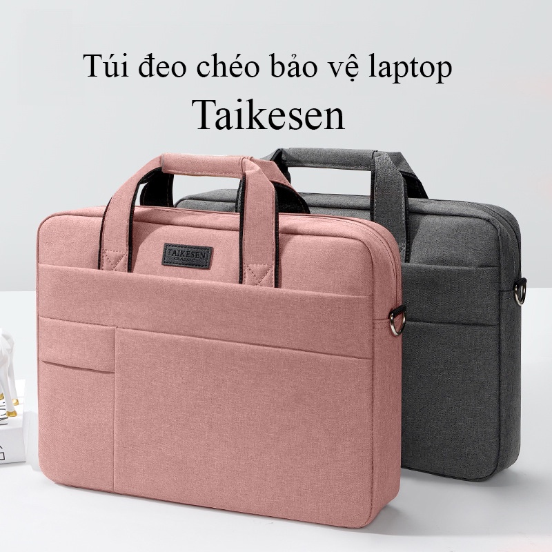 Cặp đeo chéo kiêm túi chống sốc laptop Taikesen