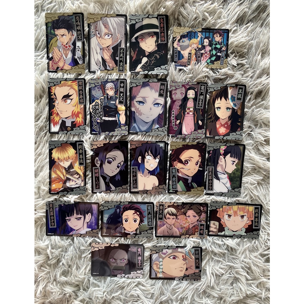 NGUỒN NHẬT - CÓ SẴN - Thẻ Bo góc KNY - Card Nhân Phẩm Kimetsu No Yaiba - Goods Anime KNY - P3