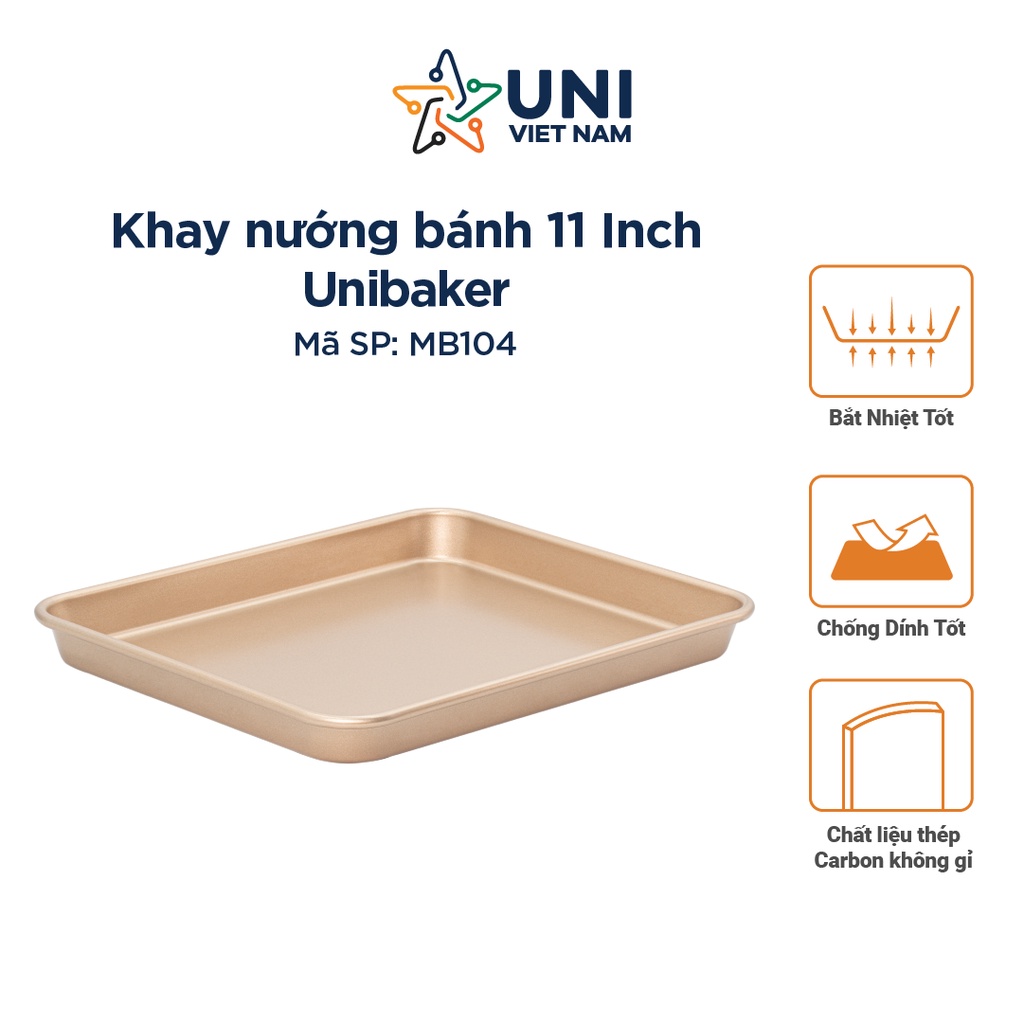 Khay nướng bánh 11 inch Unibaker MB104