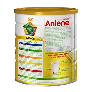 Sữa bột Anlene gold 5x lon 800g
