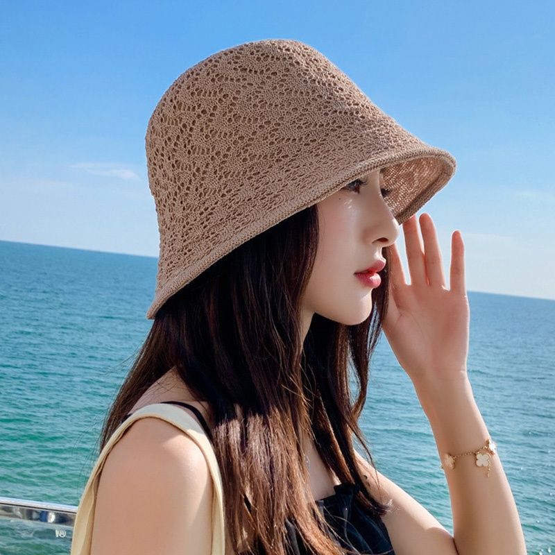 Mũ Vải 2 Mặt Ren Thêu Hoa Đan Vân Lượn Sóng Nón Nữ P2134