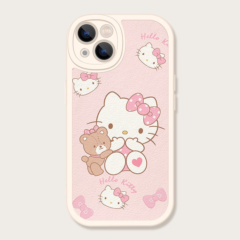 Ốp Điện Thoại Silicon Mềm Chống Sốc Hình kuromi Melody HELLO KITTY Cho IPhone 14 12 PRO 12 mini 11 13 PRO Max Xs Max XR 6 7 8 Plus