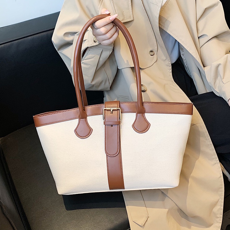 Túi Xách canvas Cỡ Lớn Thời Trang Mùa Hè 2022 Mới Chất Lượng Cao Cho Nữ