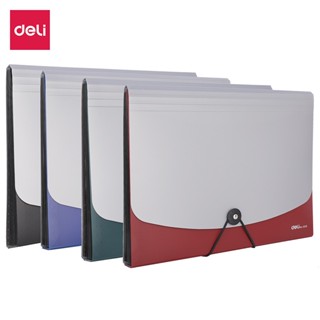 Tập Tin Mở Rộng Văn Phòng Deli 1PC E5558 Màu Sắc Ngẫu Nhiên