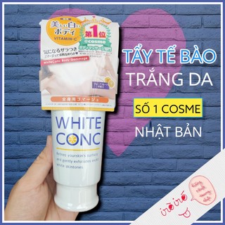 Tẩy da chết body trắng da WHITE CONC 180g