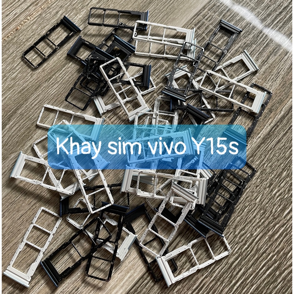 Khay sim vivo Y15s / Y15A lắp chung