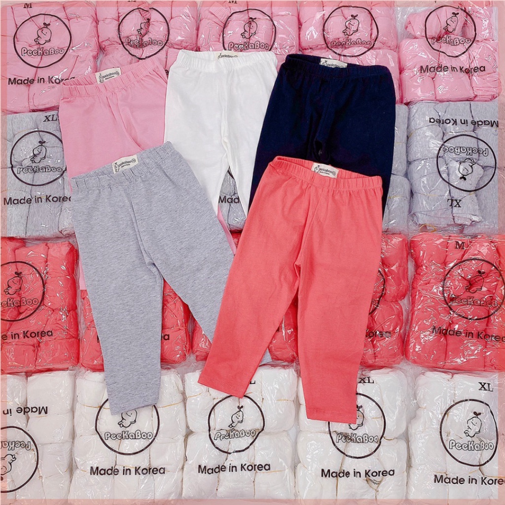 Quần leggings dài cho bé gái vải cotton spandex mềm mịn cực thoải mái và sang chảnh LILIKIDS QCD15