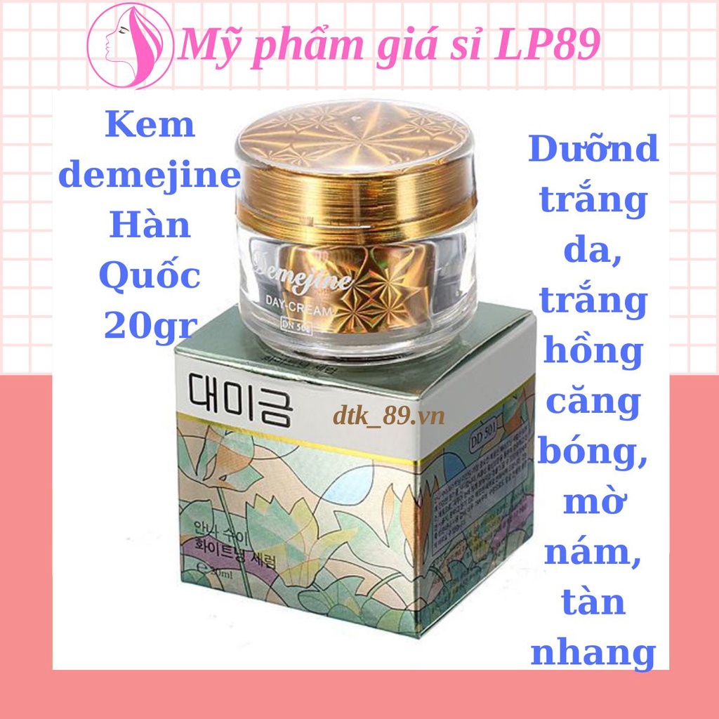 Kem Nám💞𝑭𝒓𝒆𝒆𝒔𝒉𝒊𝒑💖 Kem Demejine Hàn Quốc 20ml, mụn bọc, mụn mủ, mụn đầu đen, dưỡng da, thâm, sẹo,Trắng Da