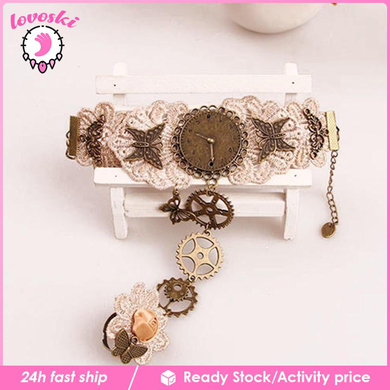 Bộ Trang Sức Phối Ren / Nhẫn / Vòng Tay Sang Trọng Thời Trang