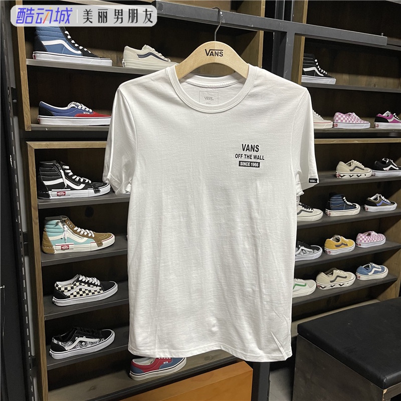 Vans Áo Thun Thể Thao Ngắn Tay Thoáng Khí In LOGO VN0A3ZOCBLK / Cy