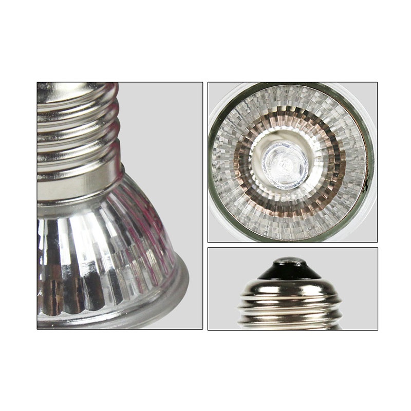 Kẹp đèn sưởi cho rùa và bò sát tia UVA UVB, tặng 75w bóng đèn sưởi cho thú cưng