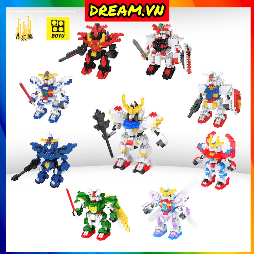 Mô hình lắp ráp GUNDAM, bộ lego Gundam trưng bày siêu đẹp