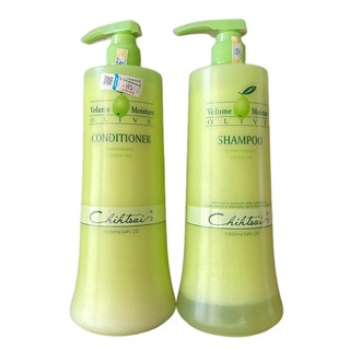 Dầu gội xả siêu mượt Chihtsai Olive 1000mlx2 ( New 2024 )