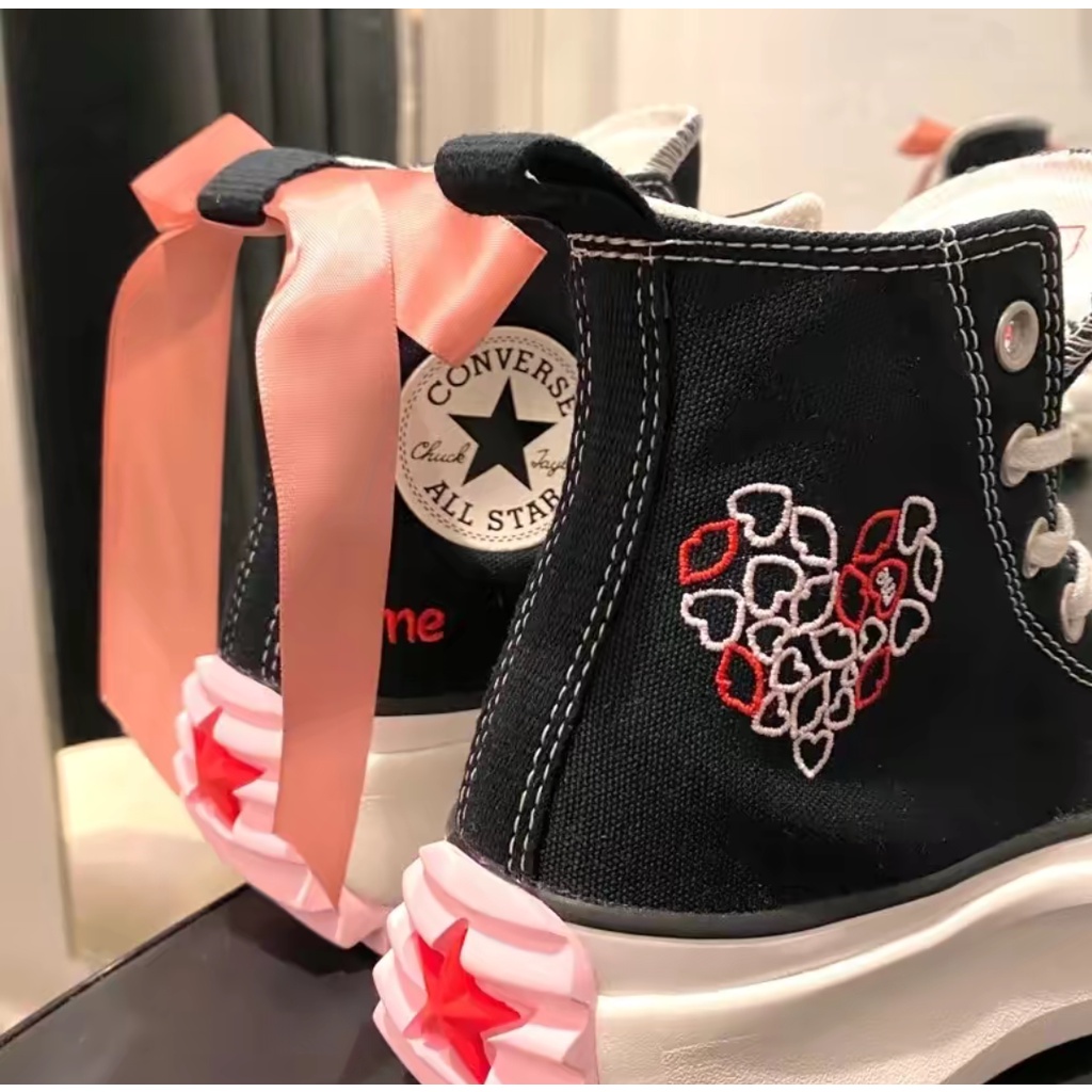 Converse Giày Thể Thao Đế Dày Thời Trang Cho Nam Nữ
