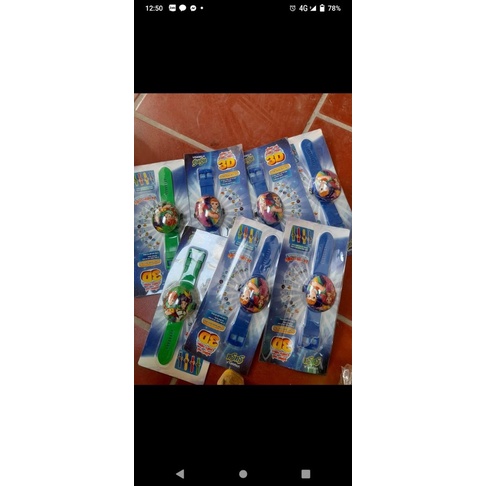 Đồng Hồ Đèn Chiếu 3D Cực Ngầu 20 Hình Ngộ Nghĩnh