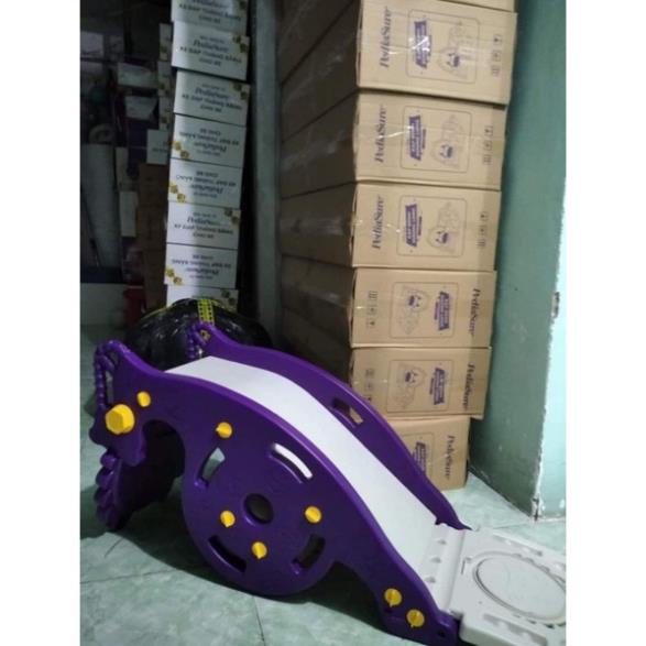 Cầu trượt, bập bênh, ném bóng rổ 3in1 cho bé pediasure🌹🌹freeship🌹🌹hkm sữa