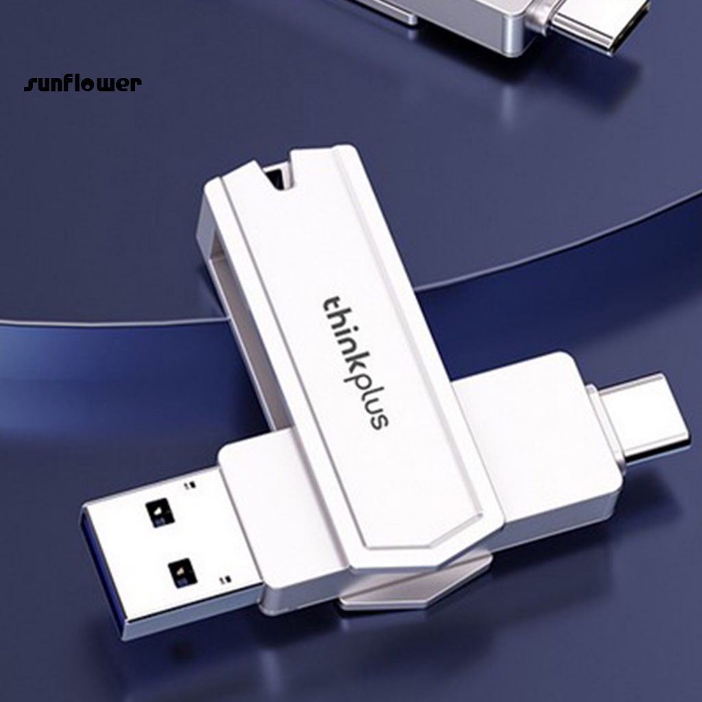 Ổ Đĩa Flash Usb 3.0 Xoay Được Cho Lenovo Thinkplus TYCU301 32 / 64 / 128GB Type-C