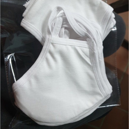 Khẩu trang vải kháng khuẩn chất cotton siêu mềm mịn, không bai không xù (Gói 10 cái)