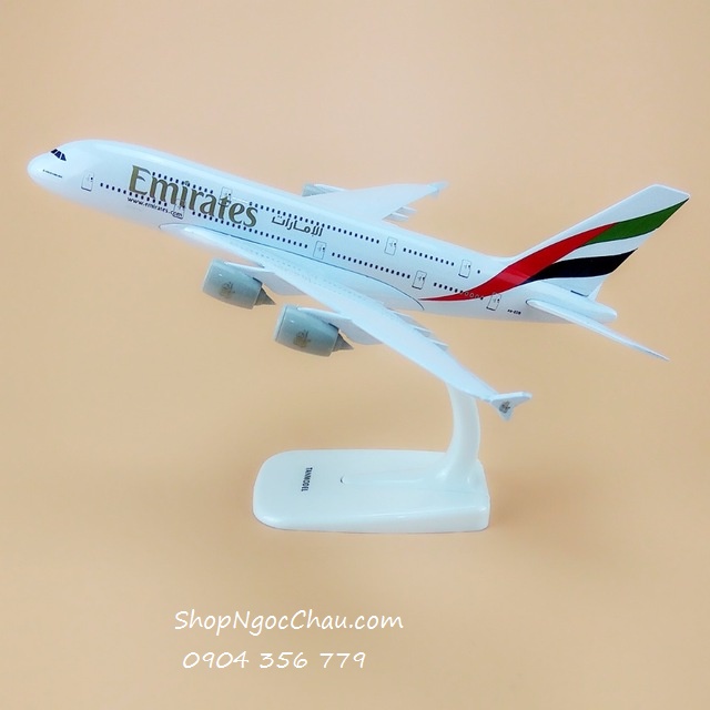 Mô hình máy bay tĩnh của các hãng hàng không Quốc Tế Airbus A380 20cm