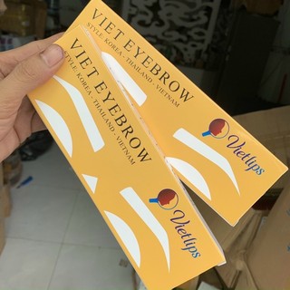 Bộ vẽ 3 dáng khung chân mày việt lip đa dạng