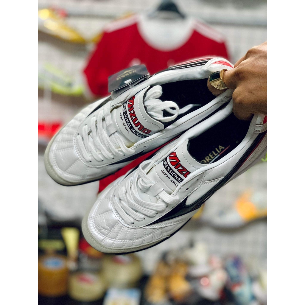 Giày Đá Bóng Morelia Neo Đế TF Màu Trắng Đen F3Sport