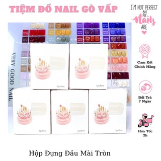 Hộp Đựng Đầu Mài Móng Tròn