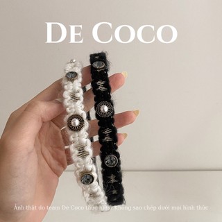 Bờm tóc nữ DECOCO ACC Abi bản nhỏ đính đá DECOCO ACC ACCESSORIES