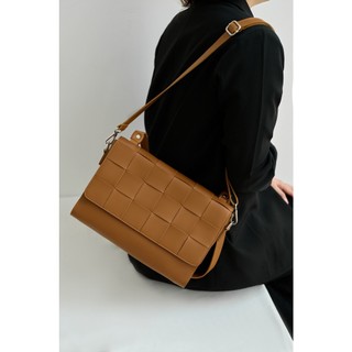 OLV - Túi Brown Woven Shoulder Bag