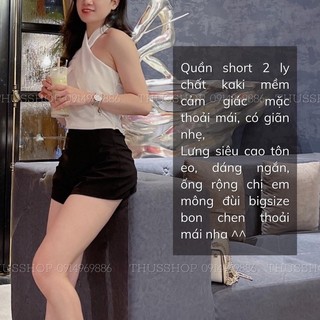 Quần Short đùi nữ kaki big size